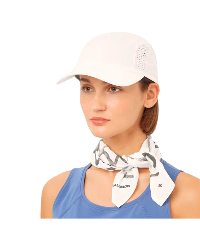 Casquette Running Salomon Shkout Whisper blanche