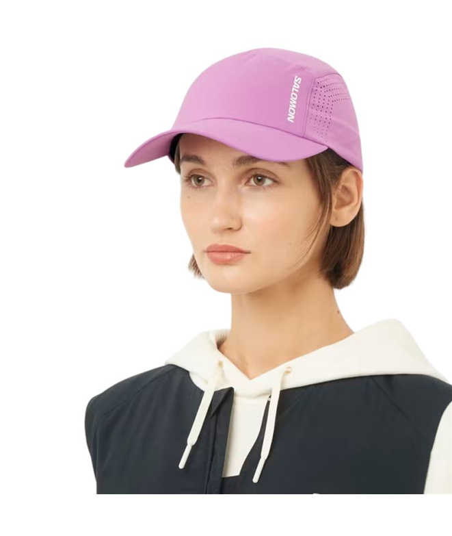 Casquette Running Salomon Shakeout Iris Orchidée