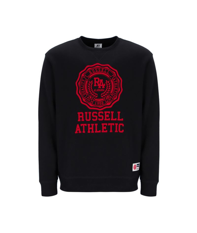 Sweatshirt Russell Ath Rose Homme Noir Homme Noir