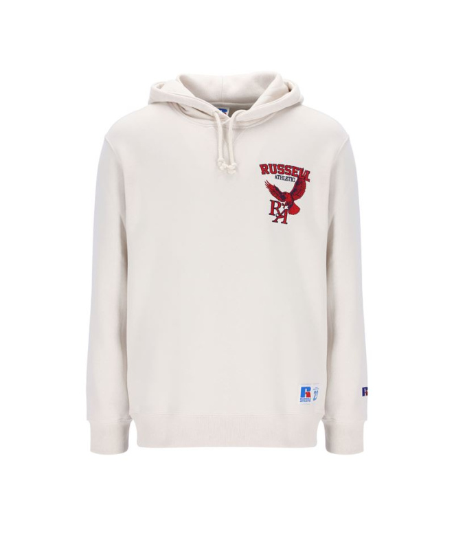 Sweat Russell Hoody Barry Homme Blanc
