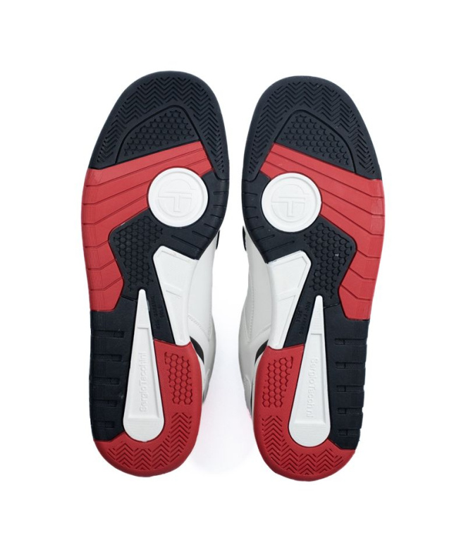 Sapatilhas Sergio Tacchini Milano Branco Vermelho