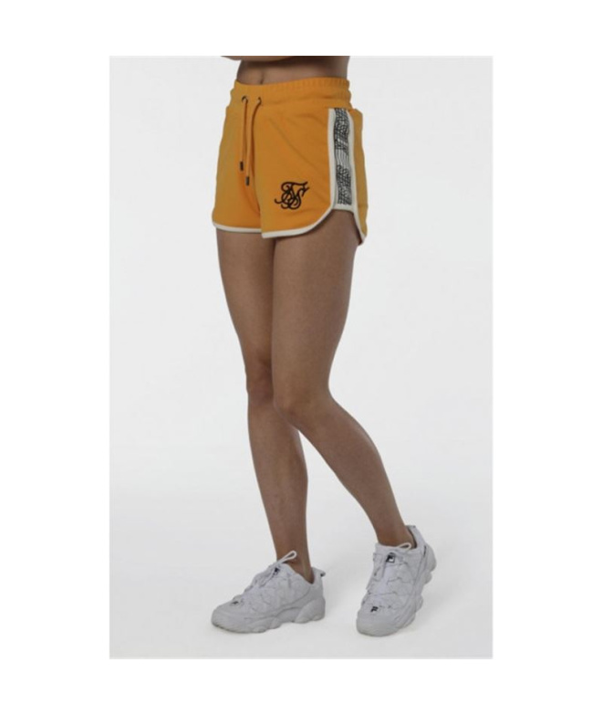 Calças SikSilk Runner Shorts Amarelo