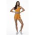 Shorts de course SikSilk jaune