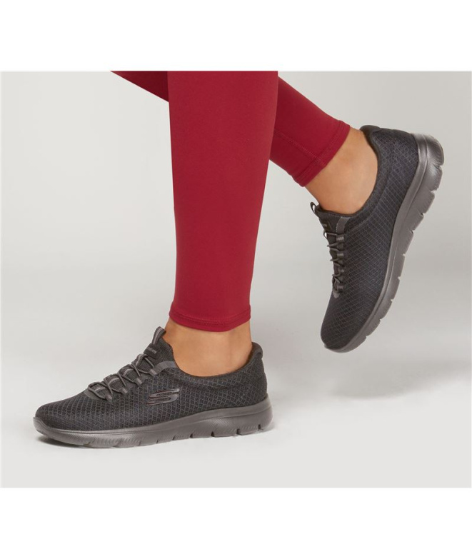 Chaussures Skechers Summits Noir Femme