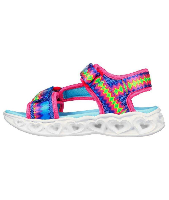 Sandalias Skechers Heart Lights - Miss V Niña Rosa
