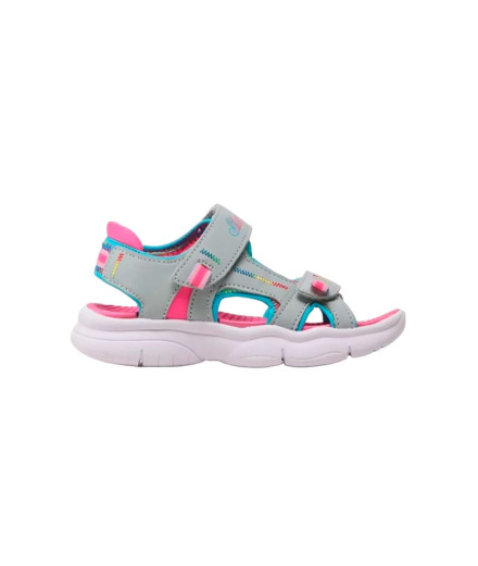 Sandálias Skechers Flex Splash Menina Cinza
