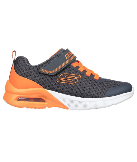 Sapatilhas Skechers Microspec Max - Gorvix Cinza Laranja...
