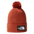 Boné de Montanha The North Face Logo Box Pom Brown
