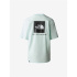 Camiseta The North Face Relaxed Redbox Mulher Azul