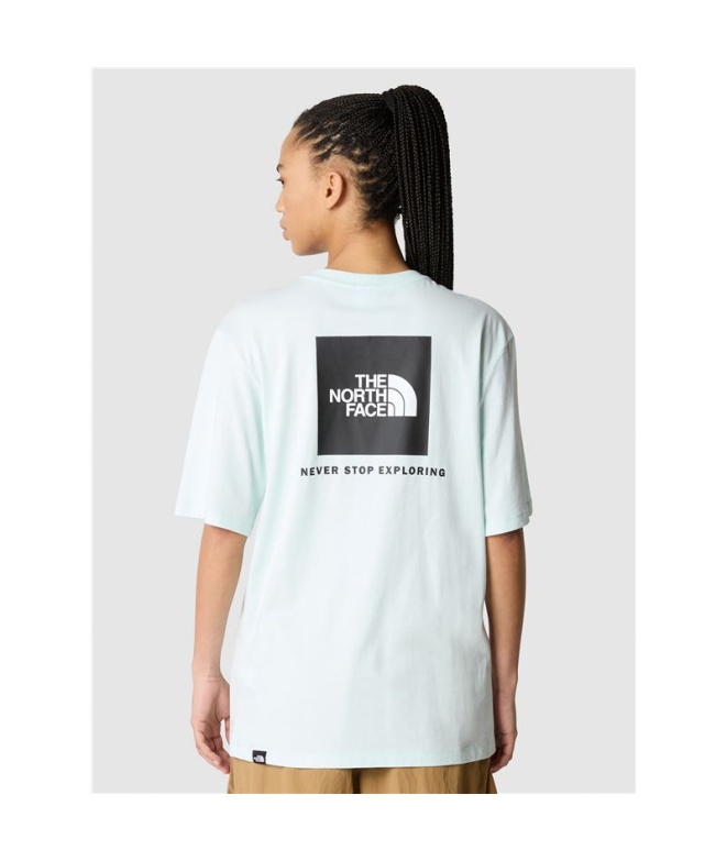 Camiseta The North Face Relaxed Redbox Mulher Azul