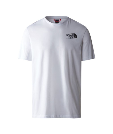 T-shirt de Montagne The North Face Coordinates Blanc Homme