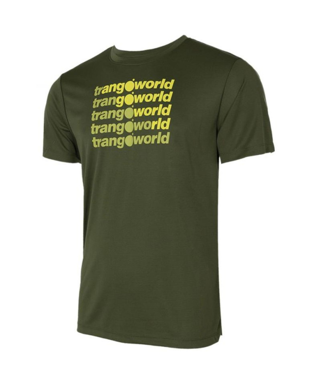 Camiseta de Montanha Trangoworld Arbas Homem Verde