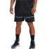 Calças de Basquetebol Under Armour Baseline Woven short t Ii Blk Homem