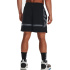 Calças de Basquetebol Under Armour Baseline Woven short t Ii Blk Homem
