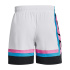 Calças de Basquetebol Under Armour Baseline Woven short t Ii Wht Homem