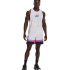 Pantalons de Basket-ball Under Amour Baseline Woven short t Ii Wht Homme