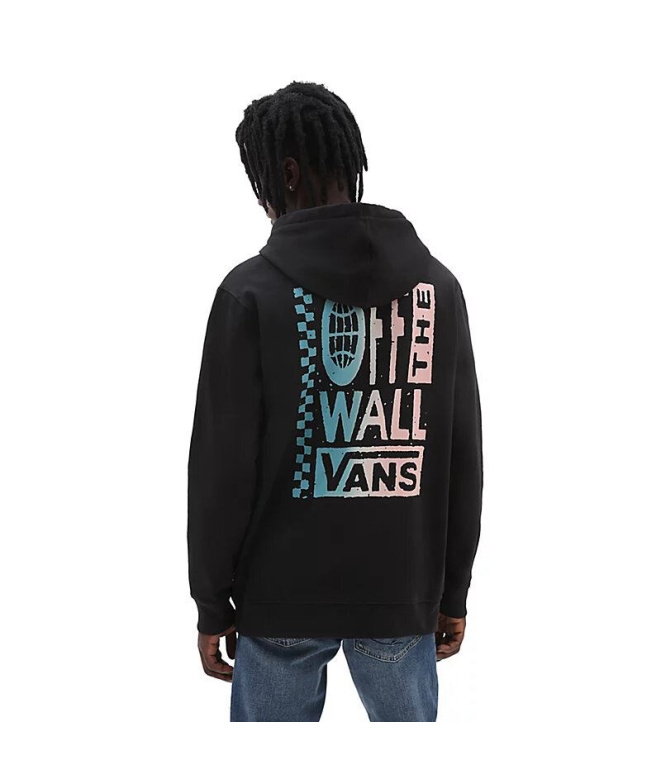 Sweatshirt Vans Global Stack Noir