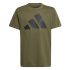 Camiseta Infantil adidas Big Logo 160 Estoli/Preta