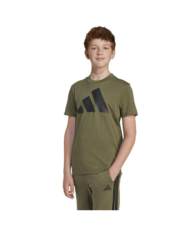 T-shirt Enfant adidas Big Logo 160 Estoli/Noir