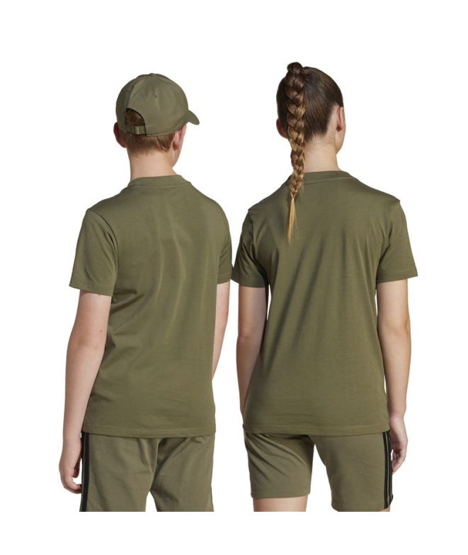 Camiseta Infantil adidas Big Logo 160 Estoli/Preta