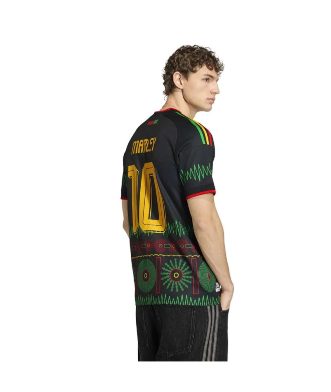 Camiseta Futebol preta Homem adidas Jff A Jsy M10