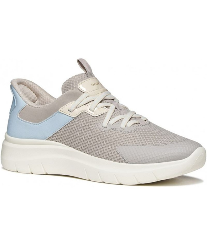 Chaussures Geox D Plummery Plus Femme blanches...