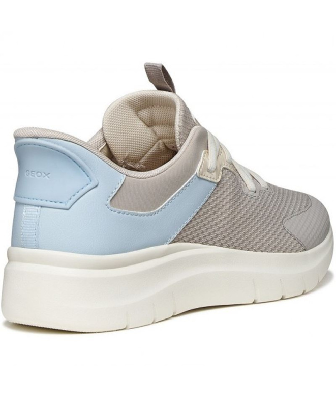 Chaussures Geox D Plummery Plus Femme blanches...