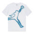 Camiseta branca Jordan JDB JM Phased SS Menino