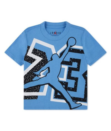 Menino infantil Jordan Camiseta ItP Split 23 Splatter azul