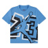 Menino infantil Jordan Camiseta ItP Split 23 Splatter azul
