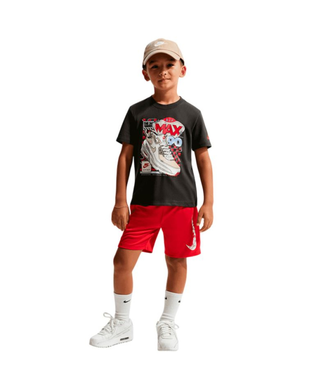 T-shirt Enfant Nike Air Max Sneaker Gris fumé...