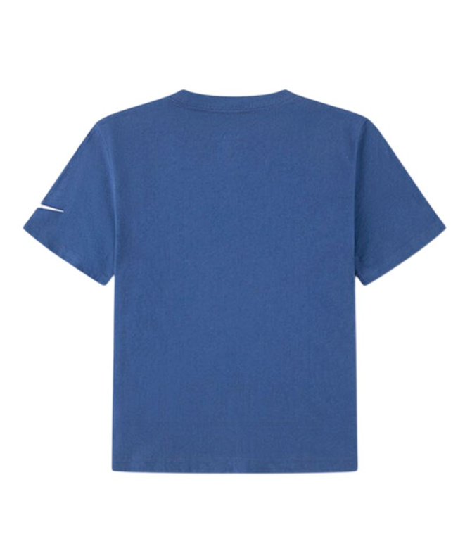 T-shirt Enfant Nike Chalky Boxy Bball Mystic Navy