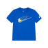 T-shirt de football Nike NKB Swoosh Enfant bleu