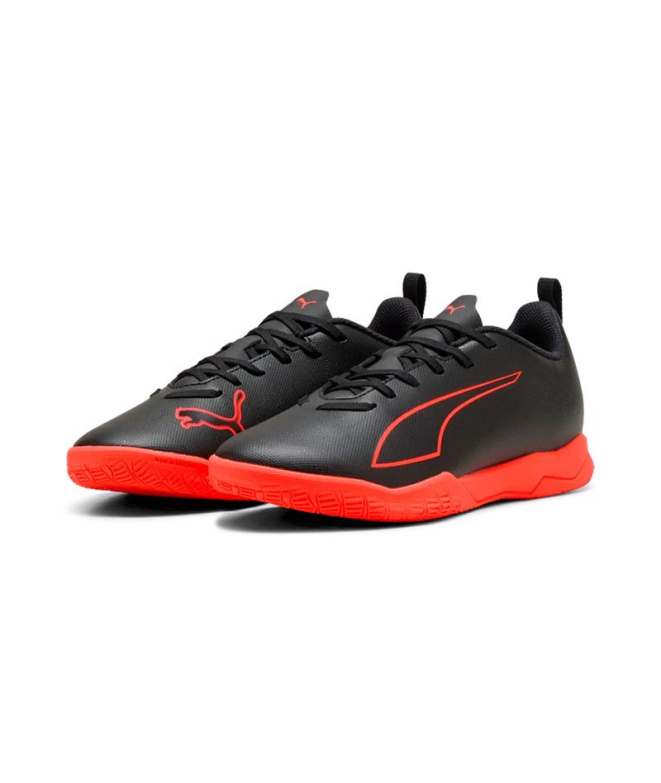Botas de fútbol Puma Ultra 6 Play It Jr,Black-Red