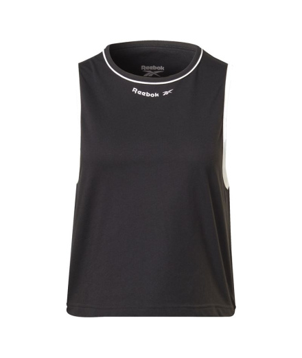 Top de Fitness Reebok Preto para Mulher
