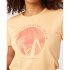 Camiseta Rip Curl Re-Entry Crew Neck Mulher Coral