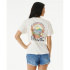 Camiseta Rip Curl Brighter Sun Relaxed Mulher Branco
