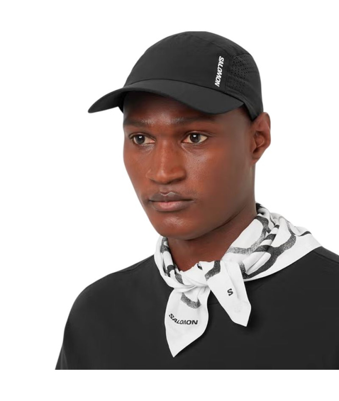 Gorra de Running Salomon Shkout Deep Black