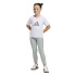 Set Fato de treino adidas tamanho G com 3 listras Infantil branco/Sama/Carbono