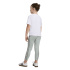 Set Fato de treino adidas tamanho G com 3 listras Infantil branco/Sama/Carbono