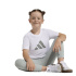 Set Fato de treino adidas tamanho G com 3 listras Infantil branco/Sama/Carbono