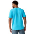 Camiseta Homem RunningBrooks High Point Sleeve 2.0 azul/azul