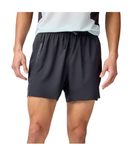 Calça Trail Homem Brooks Cascadia, preta.