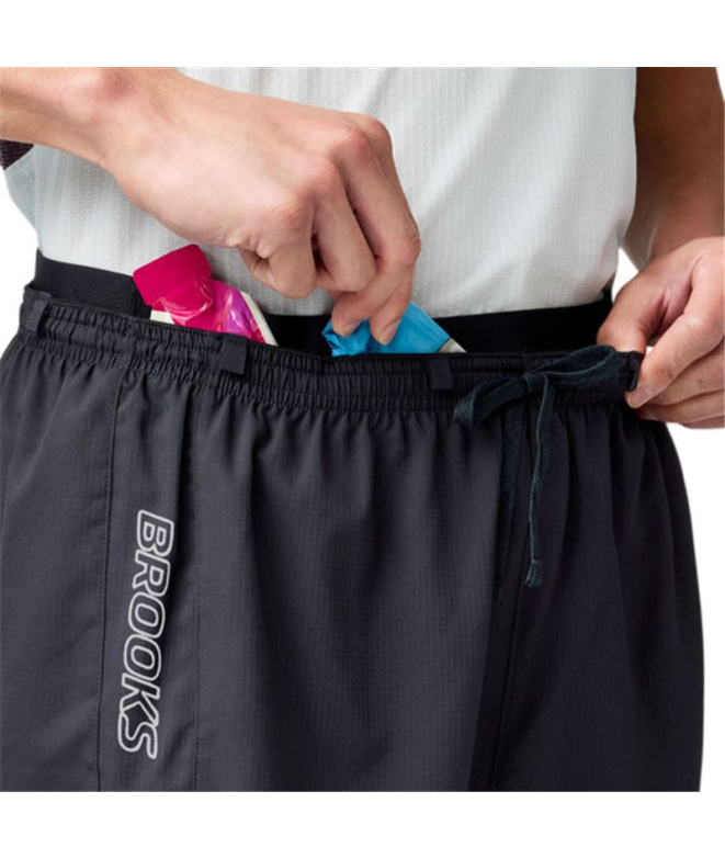 Pantalon Trail Brooks Cascadia Homme noir