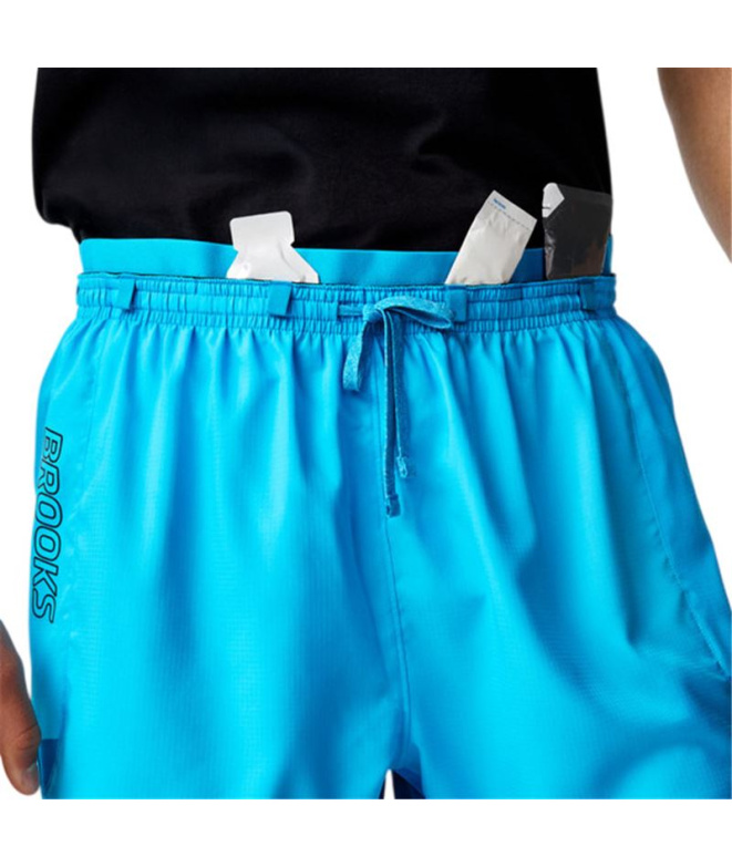 Pantalon Trail Brooks Cascadia Homme bleu atomique