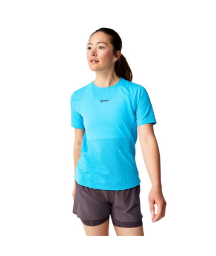 Calça Running Mulher Brooksk High Point Sleeve 2.0, azul...