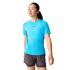Calça Running Mulher Brooksk High Point Sleeve 2.0, azul vibrante/azul atômico