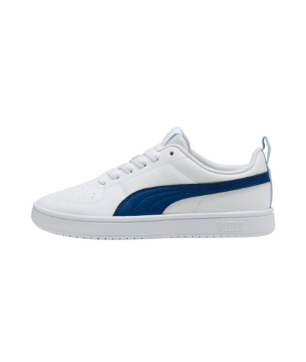 Sapatilhas Infantil Puma Rickie branco e azul