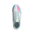 Sapatilhas Futsal adidas F50 Messi Club Infantil , preto/rosa/azul-turquesa