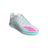 Sapatilhas Futsal adidas F50 Messi Club Infantil , preto/rosa/azul-turquesa